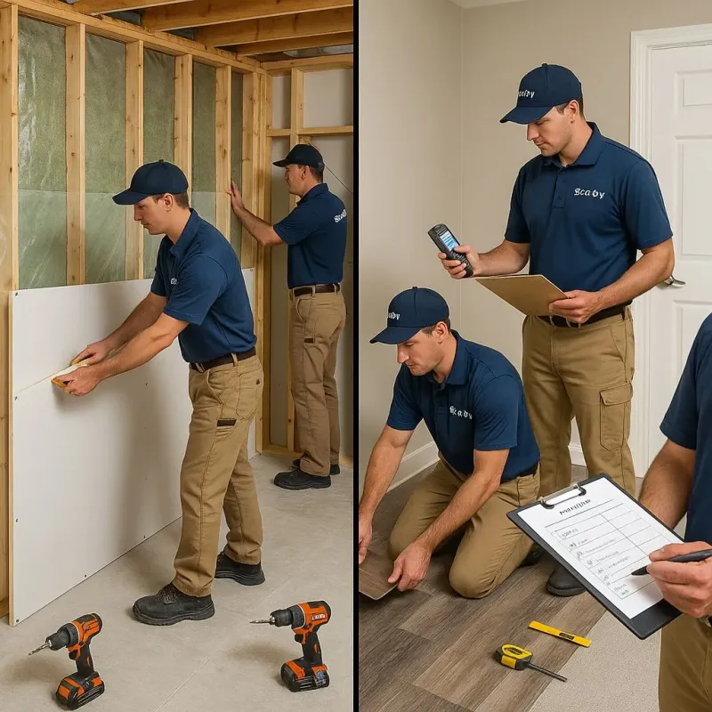 Repairs and Reconstruction process in North Braddock, PA