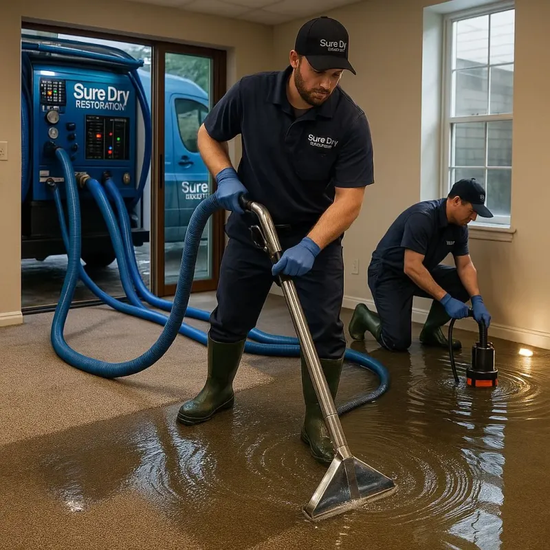 Water Extraction and Removal process in North Braddock, PA